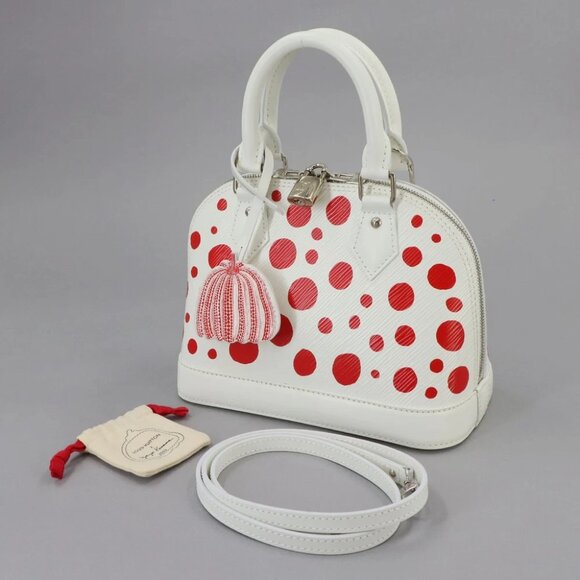 LOUIS VUITTON LVxYK Epi Alma BB 2way Hand Shoulder Bag White M21712 90274205 - Picture 1 of 11